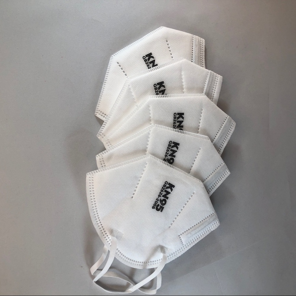 5 pack NEW Certified KN95 PPE face masks